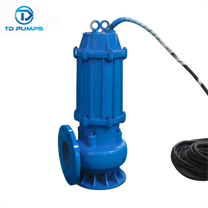 Powerful Electric Chinese Manufacturer Portable Plant Mechanical Seal WQ Sewage Pump